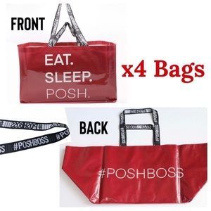 ❤️POSH BOSS❤️ RED POSHMARK TOTE UTILITY BRAND NEW SWAG NWOT NEVER USED BOUTIQUE
